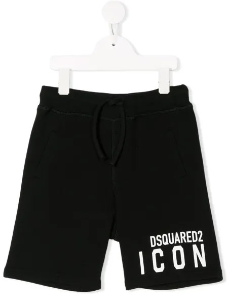 Dsquared2 Kids спортивные брюки с принтом Icon
