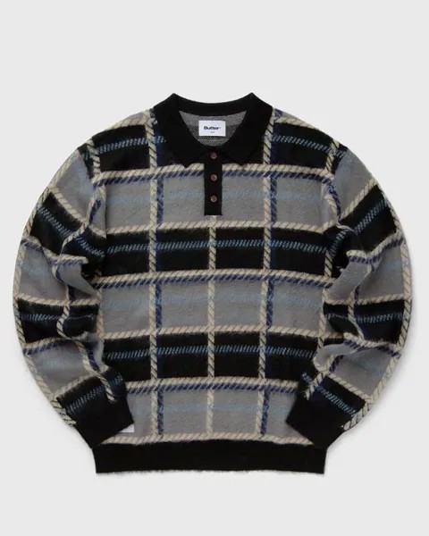 Пуловер Butter Goods Ivy Button Up Knit Sweater, цвет black / grey