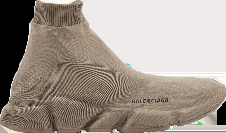 Кроссовки Balenciaga Speed Full Knit 'Taupe', загар