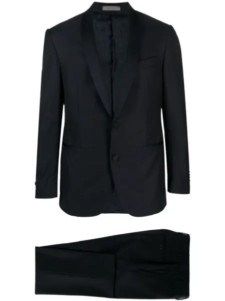 Corneliani костюм с однобортным пиджаком, синий
