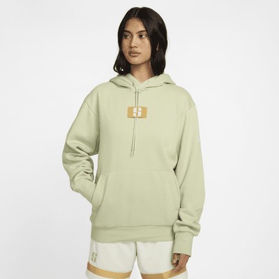 Худи Nike Sabrina Fleece Basketball Hoodie, цвет Olive Aura/Sea Glass
