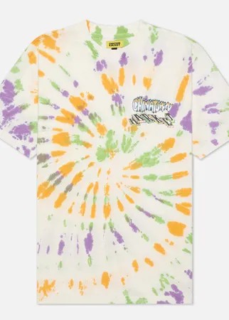 Мужская футболка Chinatown Market Block Tie-Dye, цвет бежевый, размер L