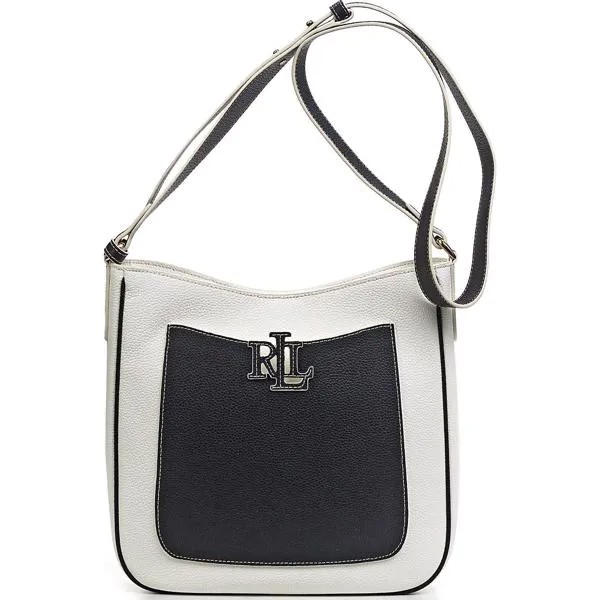 Сумка кросс-боди женская LAUREN RALPH LAUREN B37454-LR431837539 белая/черная