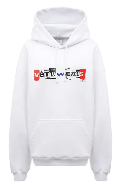 Хлопковое худи VETEMENTS