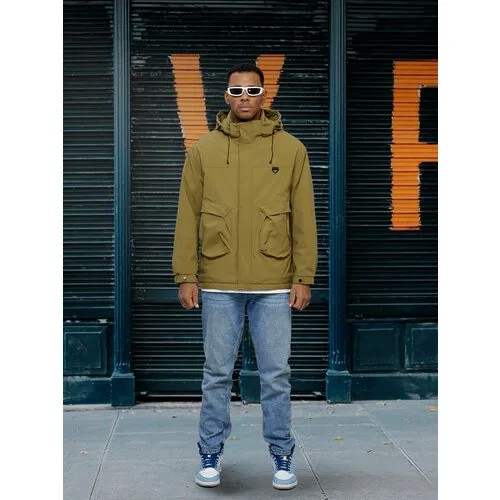 Ветровка , размер XXL, yellow