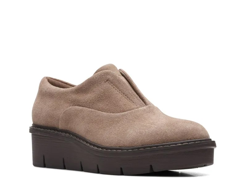 Слипоны Airabell Sky Clarks, серо-коричневый