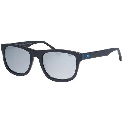 Солнцезащитные очки New Balance, серый, черный