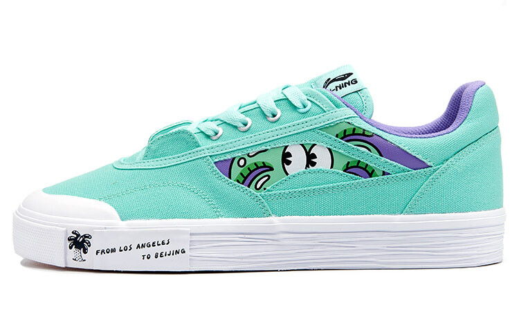 Кроссовки Steven Harrington X Skateboarding Shoes Women's Low-top Green Lining