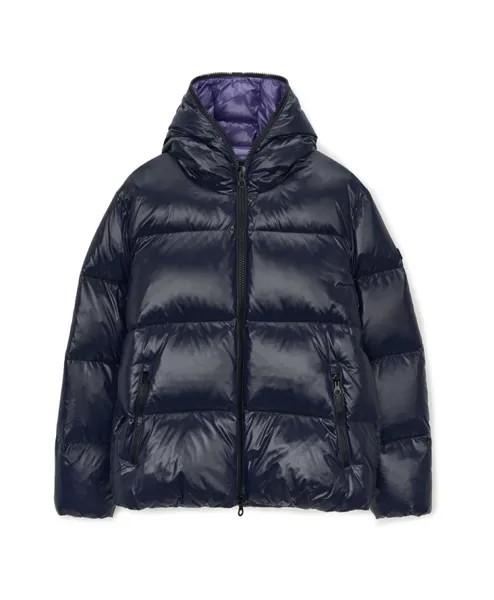 Пуховик с капюшоном aw23 Duvetica, синий