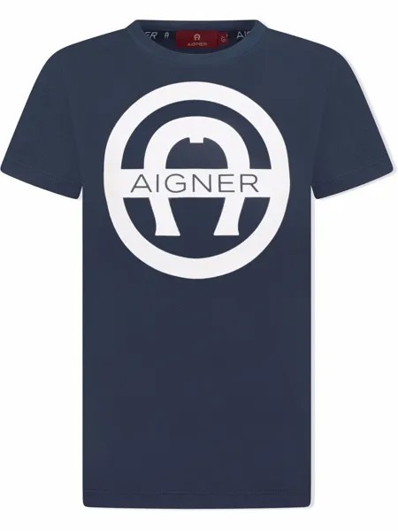 Aigner Kids logo-print t-shirt