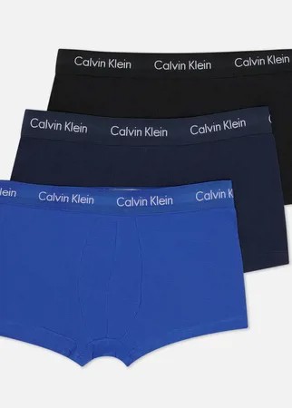 Комплект мужских трусов Calvin Klein Underwear 3-Pack Low Rise Trunk, цвет комбинированный, размер L