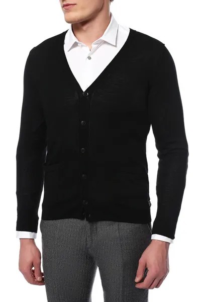 Кардиган мужской Tru Trussardi 520101 черный 50