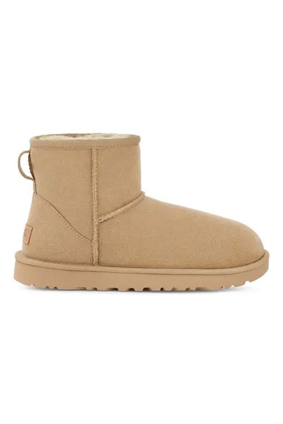 Водонепроницаемые замшевые ботинки Classic Mini II Ugg, бежевый