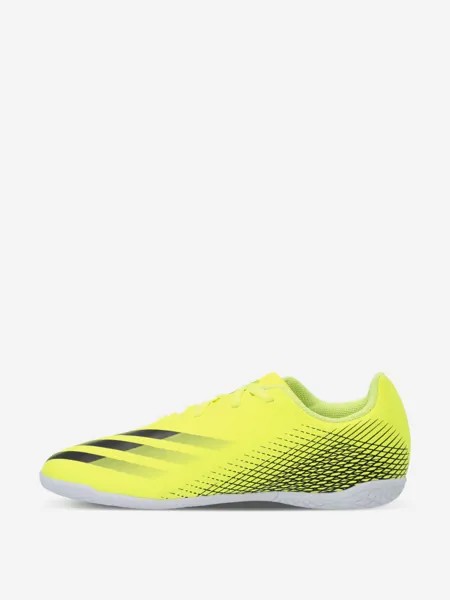 Бутсы для мальчиков adidas X Ghosted.4 In J, Желтый
