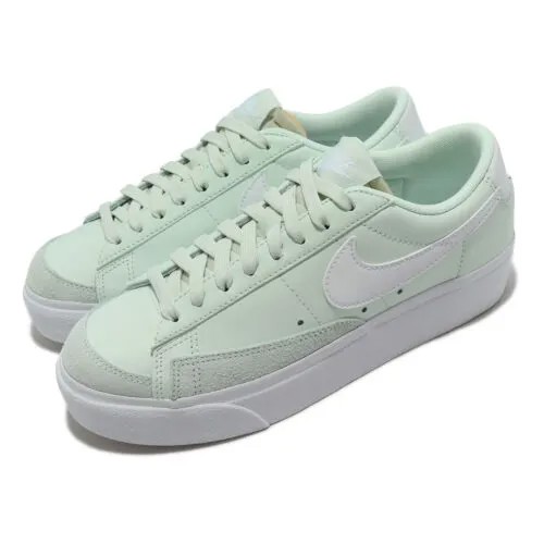 Nike Wmns Blazer Low Platform Green White Women Casual Lifestyle Shoe DJ0292-300