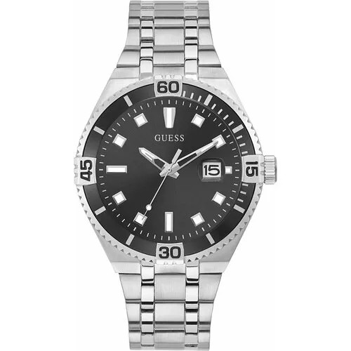 Наручные часы GUESS GW0330G1, черный, серебряный