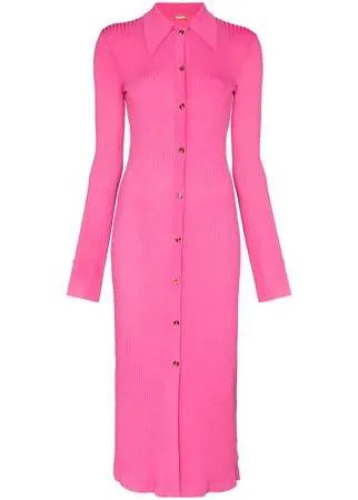 Dodo Bar Or Ella knitted buttoned midi dress