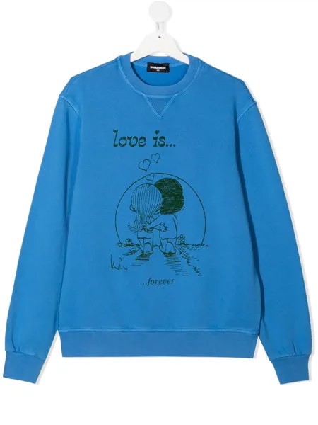 Dsquared2 Kids толстовка с принтом