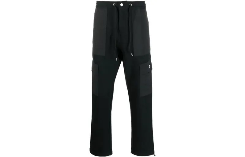 Мужские вязаные спортивные штаны Converse, цвет Black