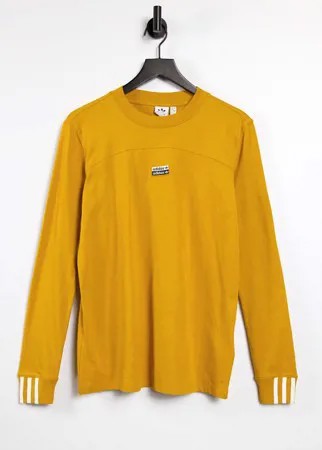 Желтый лонгслив adidas Originals