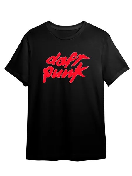 Футболка унисекс Каждому Своё Daft Punk/Дафт Панк MGDP19 черная 4XL