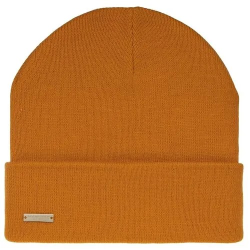 Шапка SEEBERGER арт. 18308-0 TURN-UP BEANIE (желтый), размер UNI