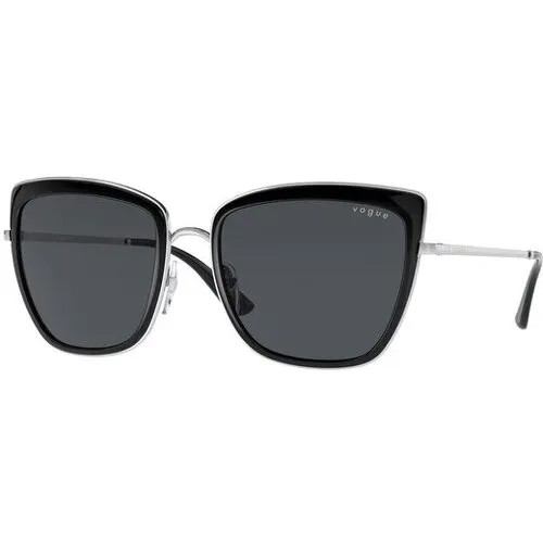 Солнцезащитные очки Vogue eyewear, серый, черный