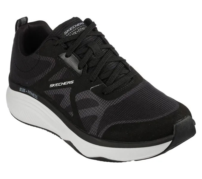 Черные кроссовки Skechers для мужчин с подушкой из пеноматериала с эффектом памяти Relaxed Fitness Dlux Walker 232357