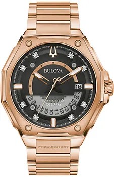 Японские наручные  мужские часы Bulova 97D129. Коллекция Precisionist