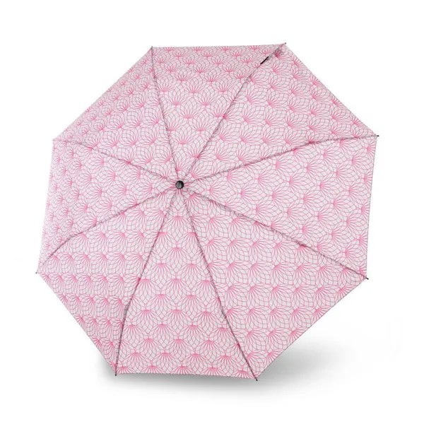 Зонт женский Knirps T.201 Medium Duomatic UV renature pInk