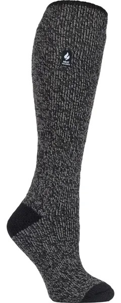 Женские длинные носки Ashley Twist Heat Holders, черный/серый
