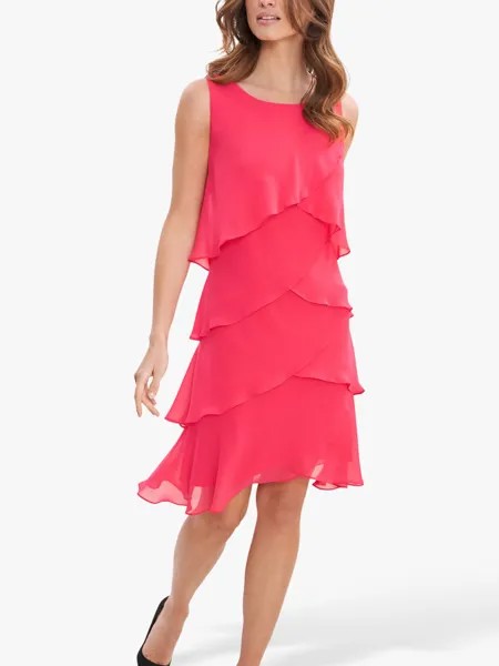 Gina Bacconi Платье Vesta Jewel, цвет Cerise