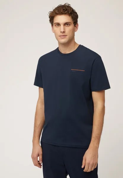 Базовая футболка CON TASCHINO Harmont & Blaine, темно-синий