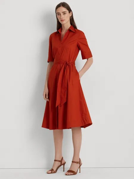 Платье-рубашка Lauren Ralph Lauren Finnbarr, Red Sunstone