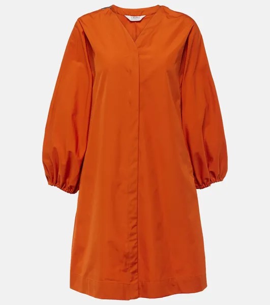 Мини-Платье из хлопкового поплина 'S Max Mara, оранжевый