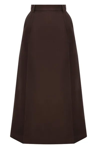 Юбка из хлопка и шелка Kiton