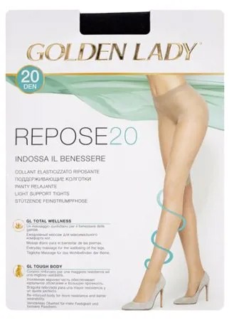 Колготки Golden Lady Repose 20 den, размер 2-S, nero (черный)