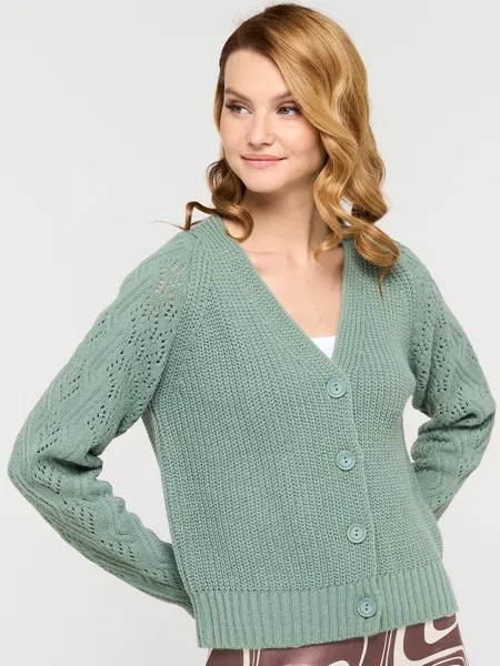 Кардиган женский NEWVAY 9232-91009 зеленый 46-48 RU