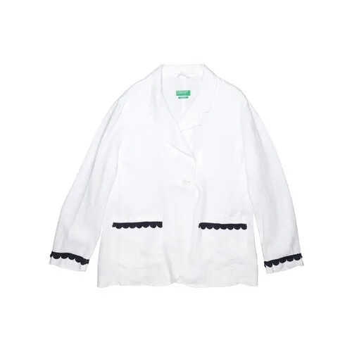 Пиджак UNITED COLORS OF BENETTON, размер XL, белый
