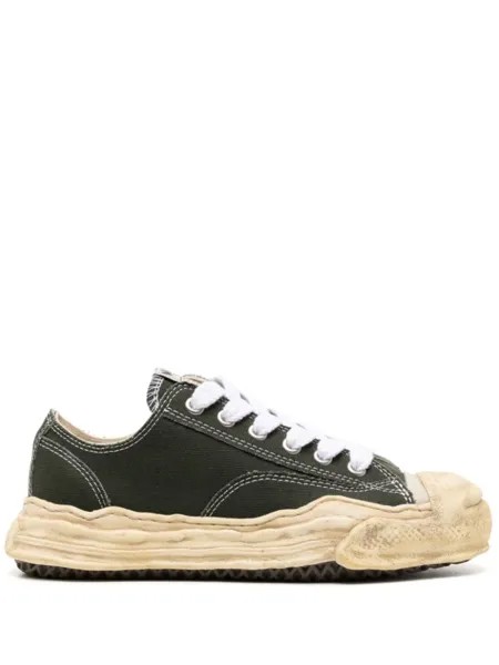 Maison MIHARA YASUHIRO кеды HANK VL OG Sole Canvas, зеленый