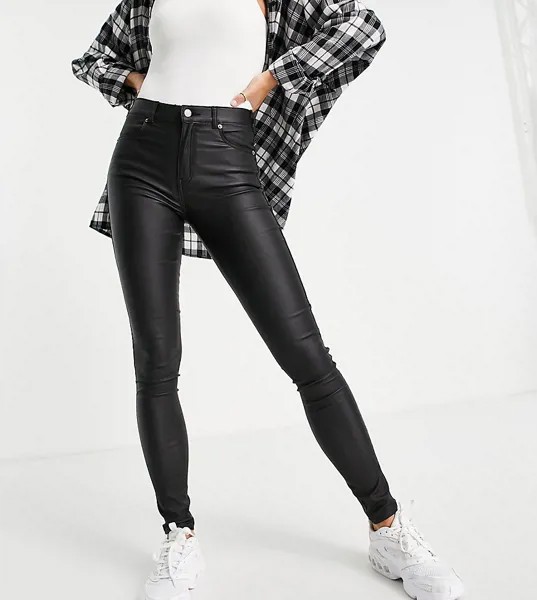 Черные супероблегающие джинсы с классической талией и покрытием Dr Denim Lexy Tall-Черный цвет