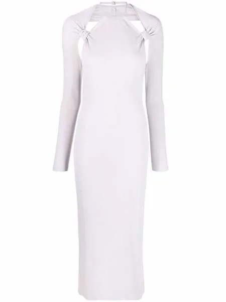 Jacquemus twist-detail knitted dress