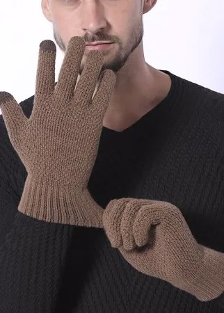 Мужские вязаные перчатки