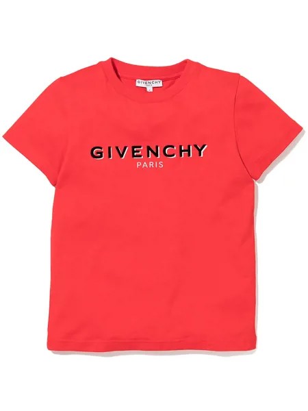 Givenchy Kids футболка с логотипом