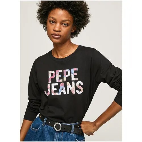 Лонгслив Pepe Jeans, размер XL, черный