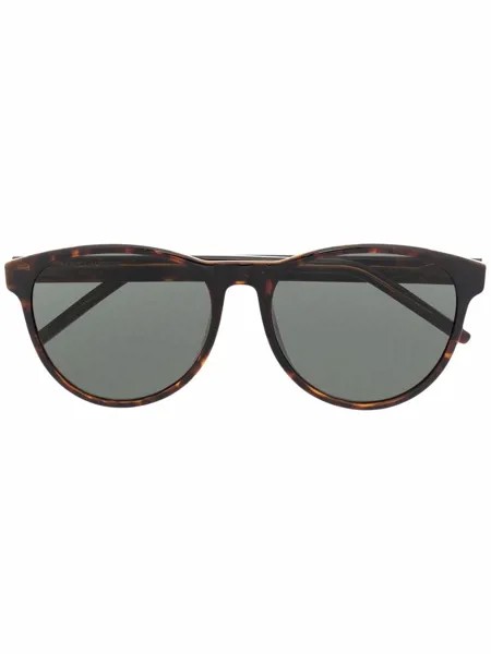 Saint Laurent Eyewear солнцезащитные очки SL385 в круглой оправе