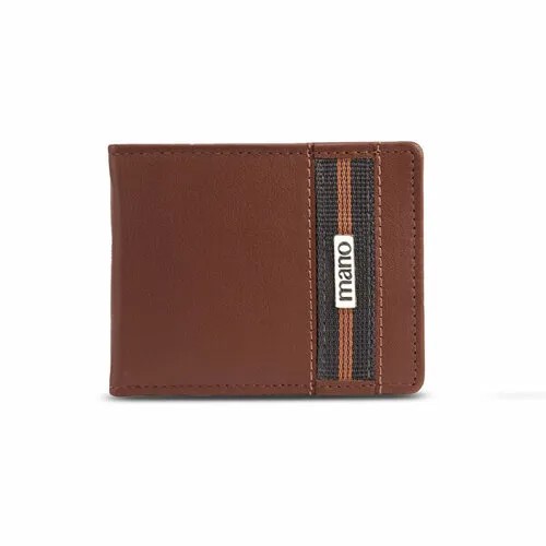 Бумажник Mano M191953002, фактура гладкая, коричневый