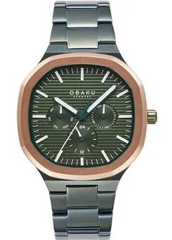 Fashion наручные  мужские часы Obaku V275GMEESE. Коллекция Oktant