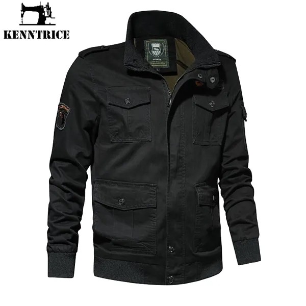 Мужская куртка-сафари Kenntrice, тактические куртки, тонкие военные куртки, весеннее пальто для мужчин, пальто на ветровое стекло, стильная одежда