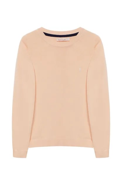 Вязаный свитер U NECK RIGBY Polo Club, оранжевый